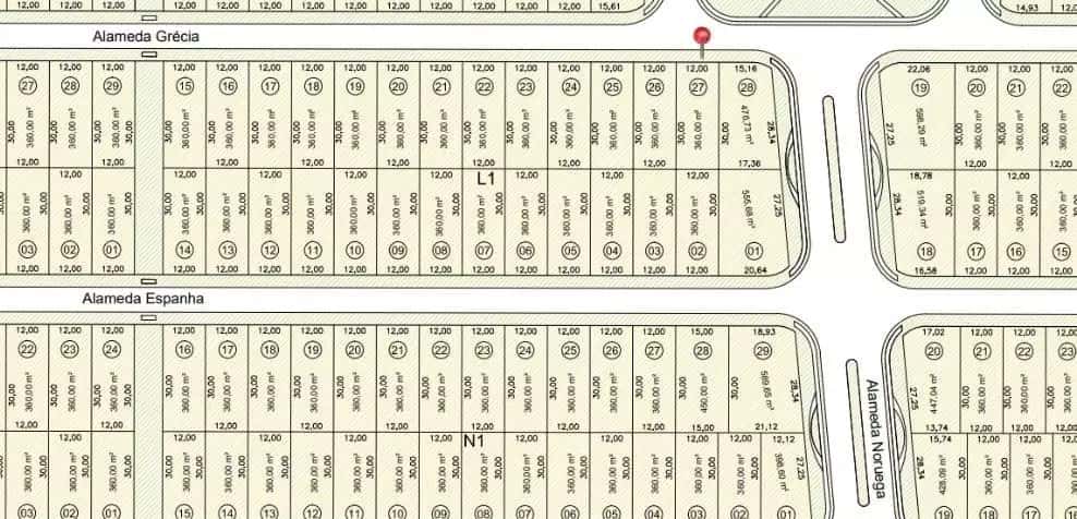 Lote à venda no Terras Alpha Residencial 1 – Senador Canedo (GO)