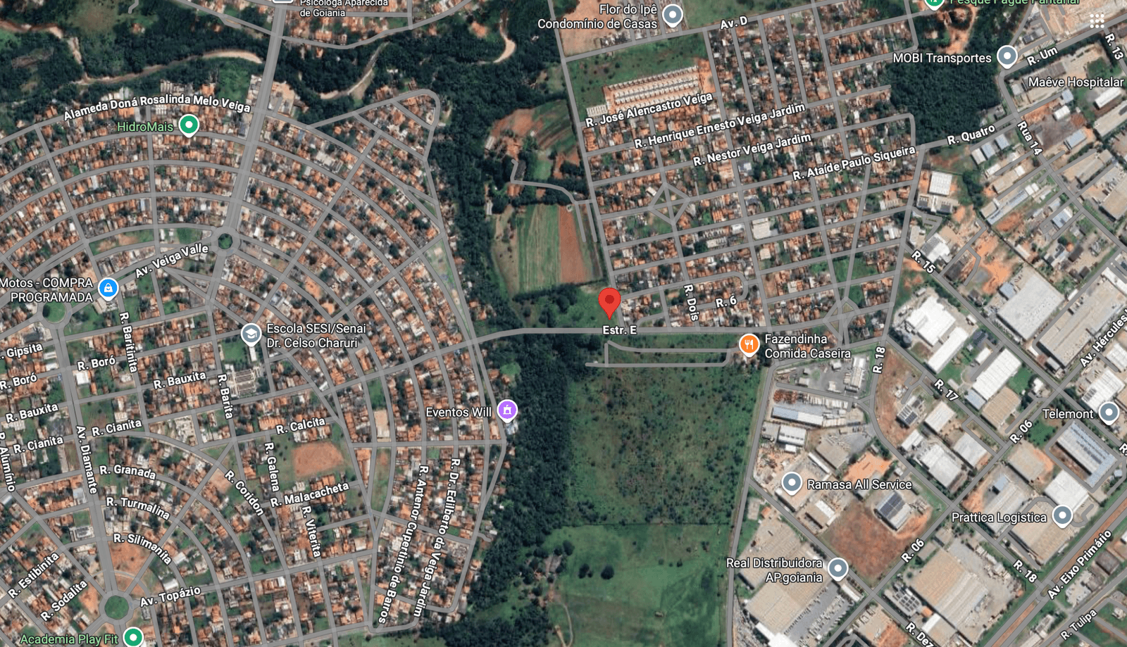 Área à venda com 23.839 m² na Estrada E próximo ao Polo Empresarial de Goiás