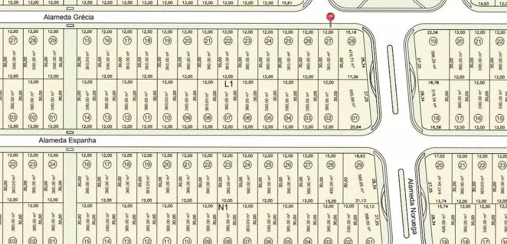 Lote à venda no Terras Alpha Residencial 1 – Senador Canedo (GO)