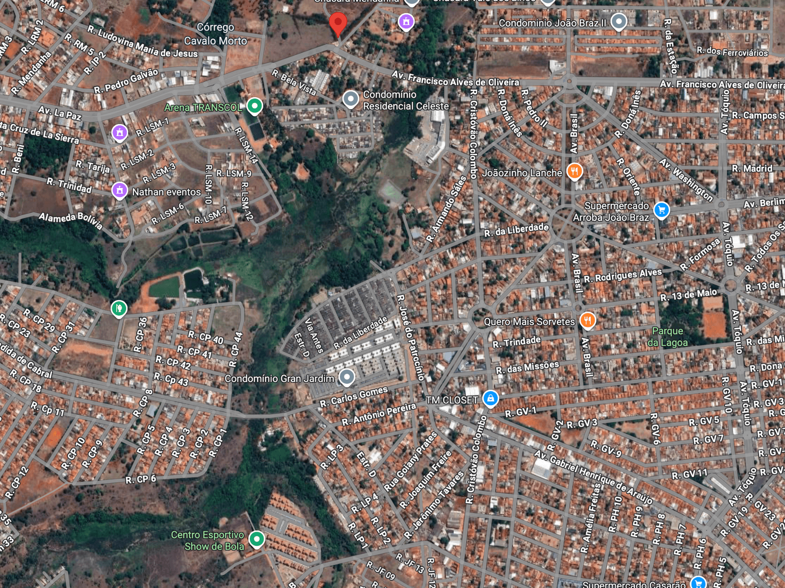 Terreno à Venda com 59.700 m² – junto a Av. Francisco Alves de Oliveira continuação da Avenida Leste-Oeste