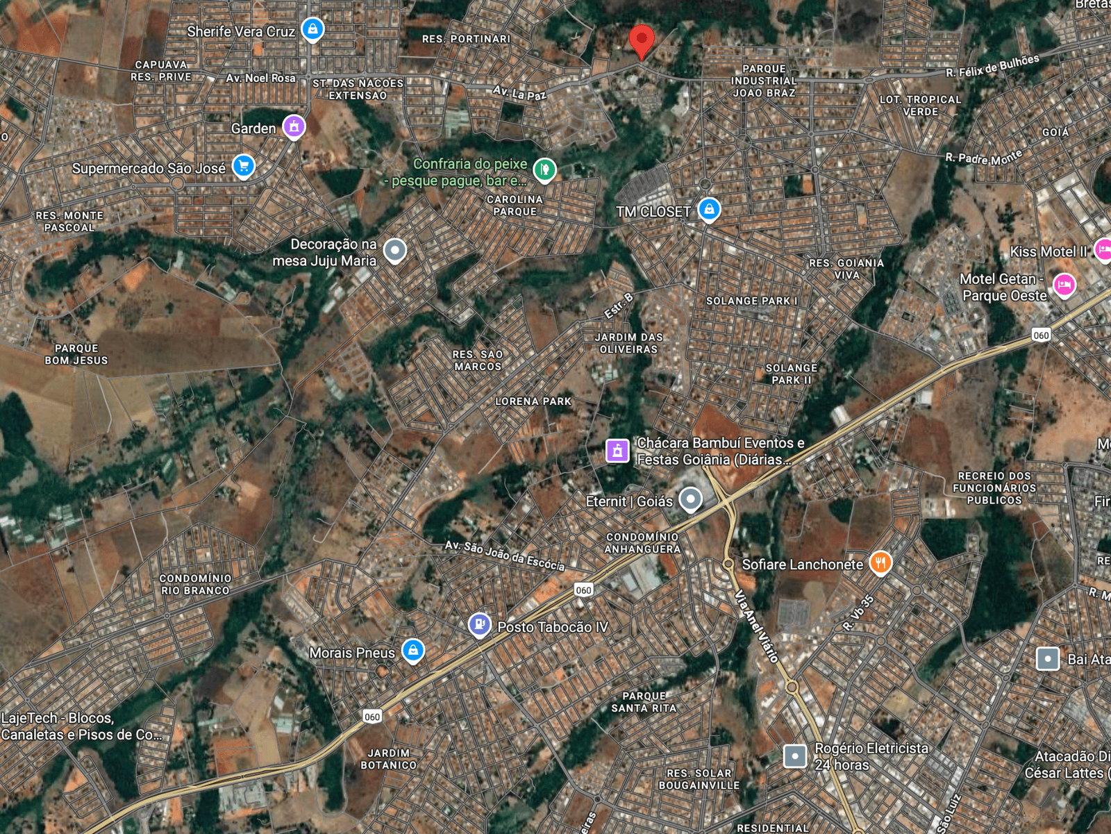 Terreno à Venda com 59.700 m² – junto a Av. Francisco Alves de Oliveira continuação da Avenida Leste-Oeste