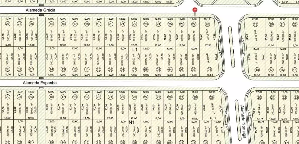 Lote à venda no Terras Alpha Residencial 1 – Senador Canedo (GO)